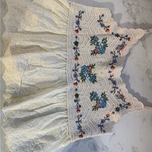 ALTAR’D STATE Floral Embroidered Lace Top
